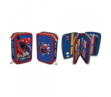 Plumier Spiderman Marvel doble