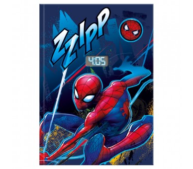 Cuaderno con reloj Spiderman Marvel
