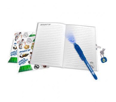 Diario + Boligrafo magico Real Madrid