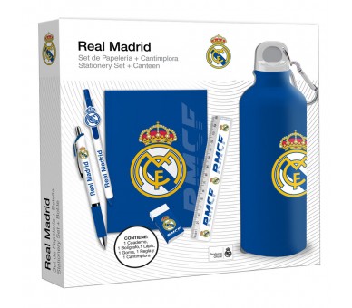 Set Papeleria + Botella Real Madrid