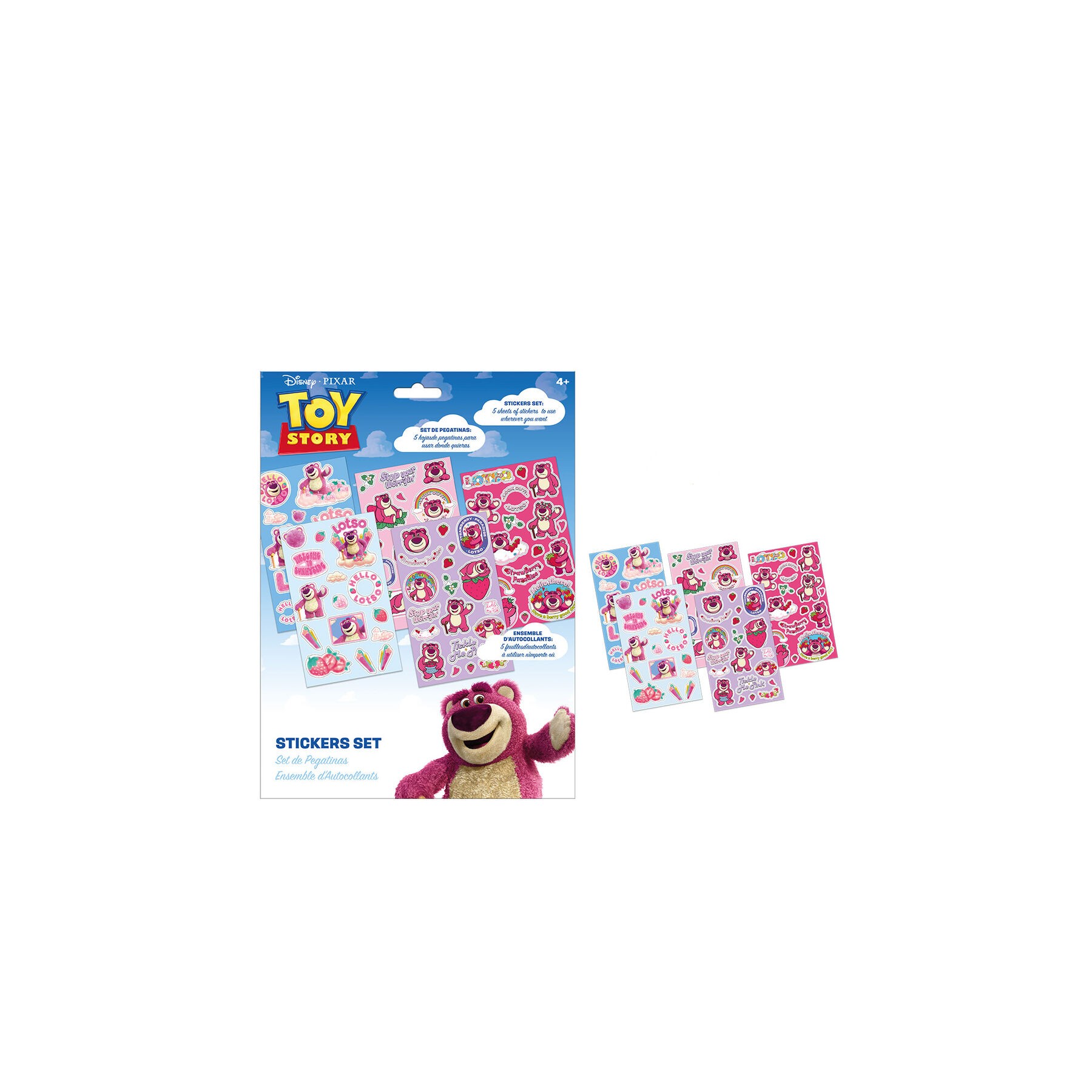 Set Pegatinas Lotso Toy Story Disney Pixar