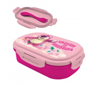 Sandwichera + Cubierto Lotso Toy Story Disney Pixar