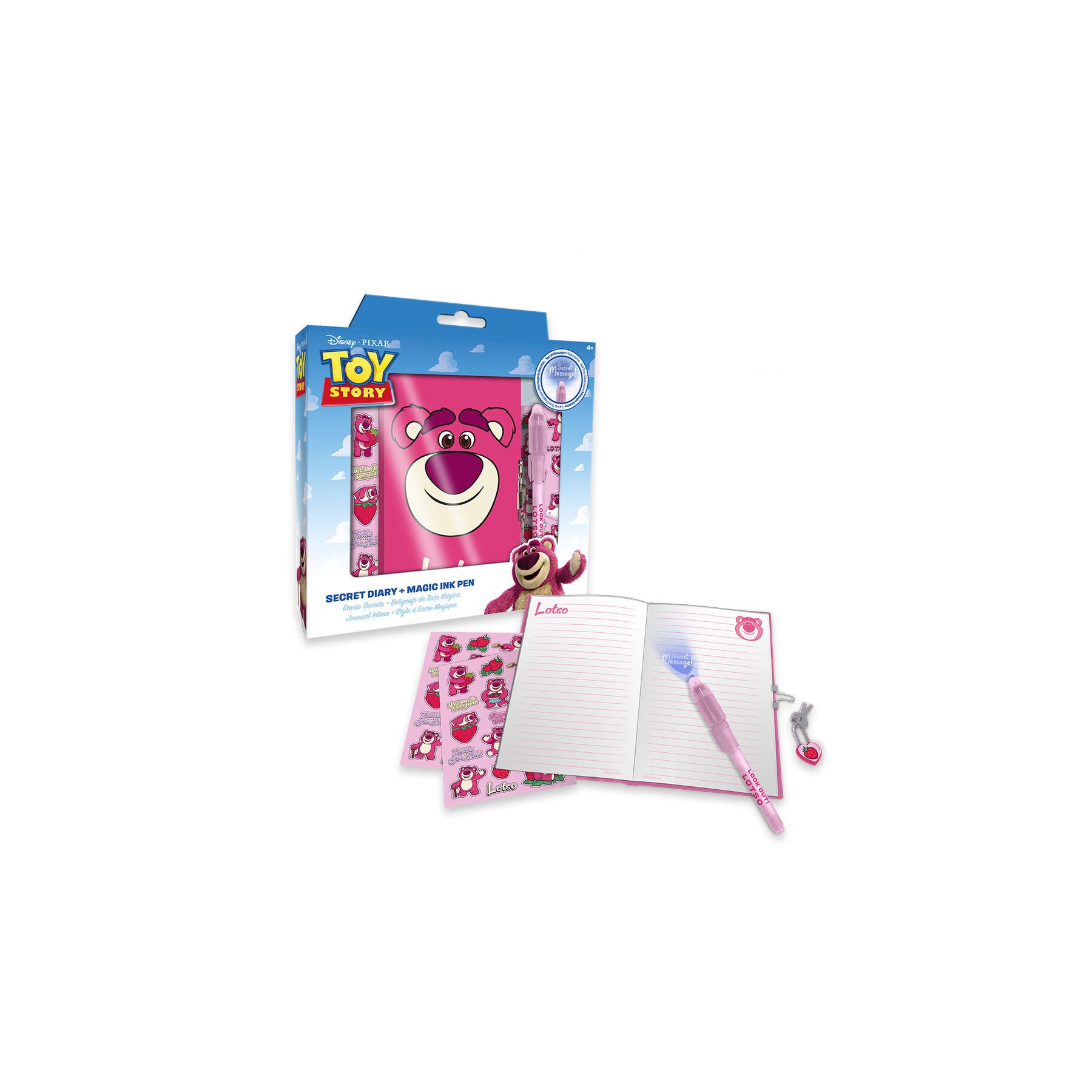 Dario + Boligrafo Magico Lotso Toy Story Disney Pixar