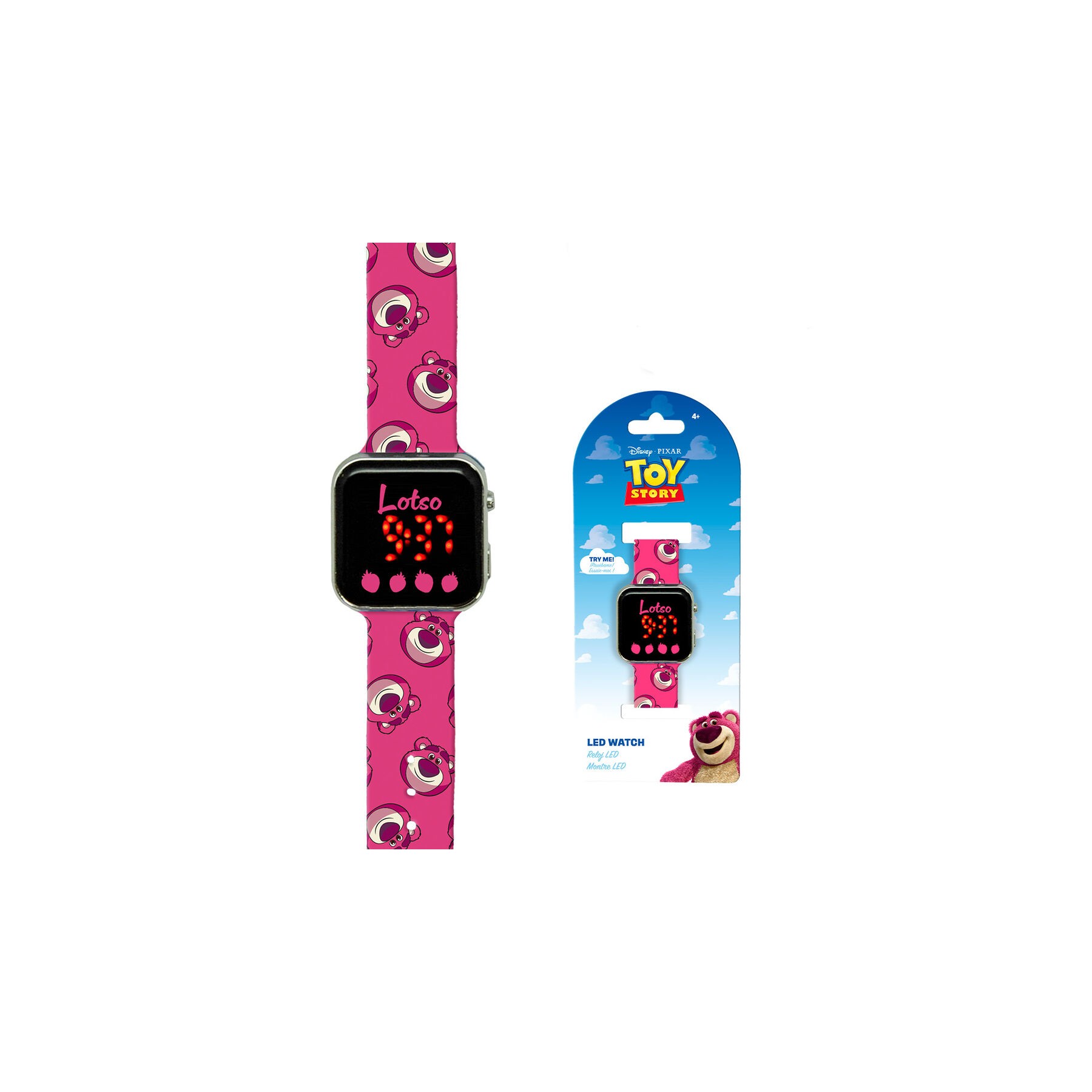 Reloj LED Lotso Toy Story Disney Pixar