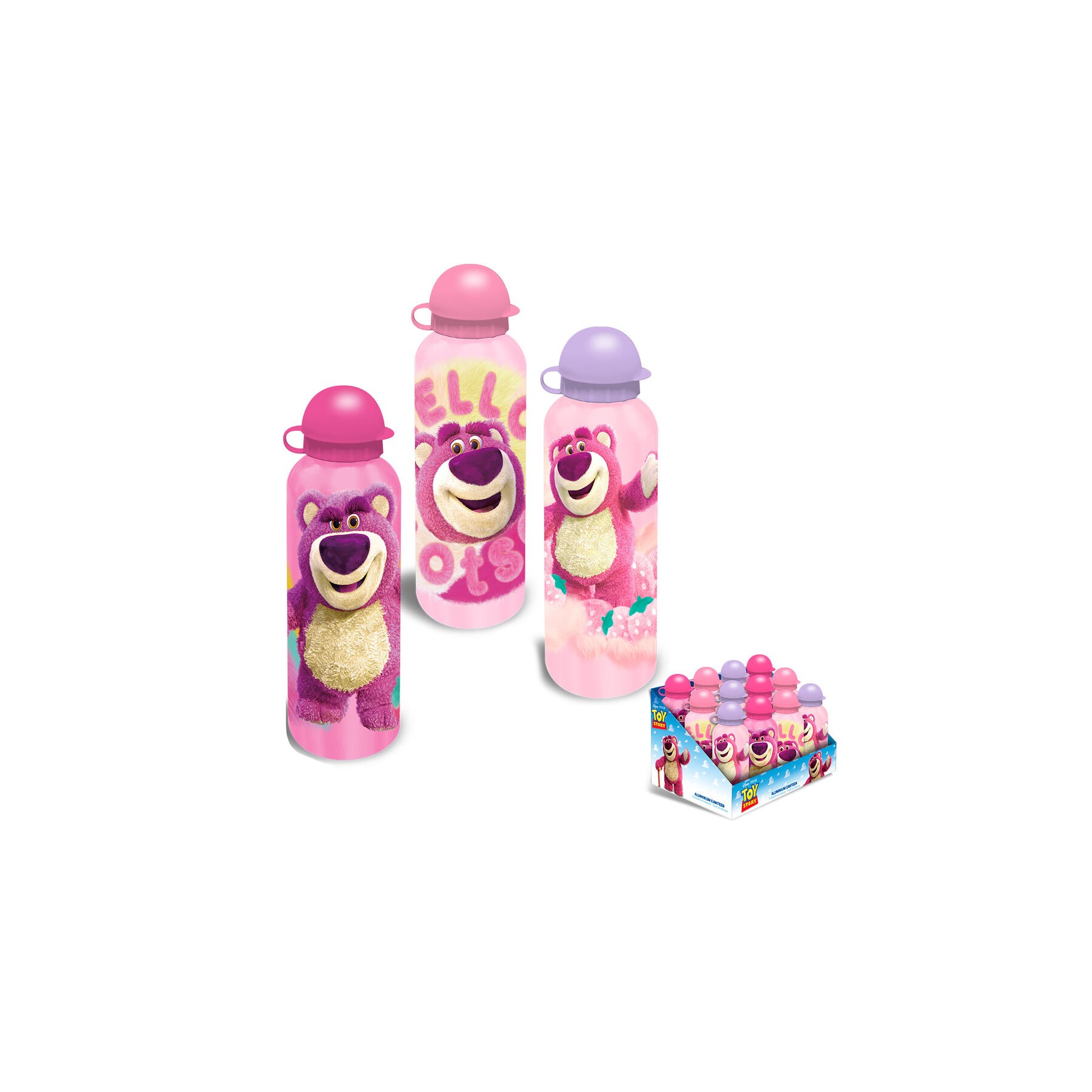 Cantimplora aluminio Lotso Toy Story Disney Pixar 500ml surtido