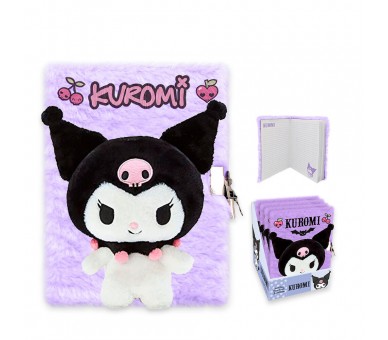 Cuaderno 3D A5 Kuromi Hello Kitty