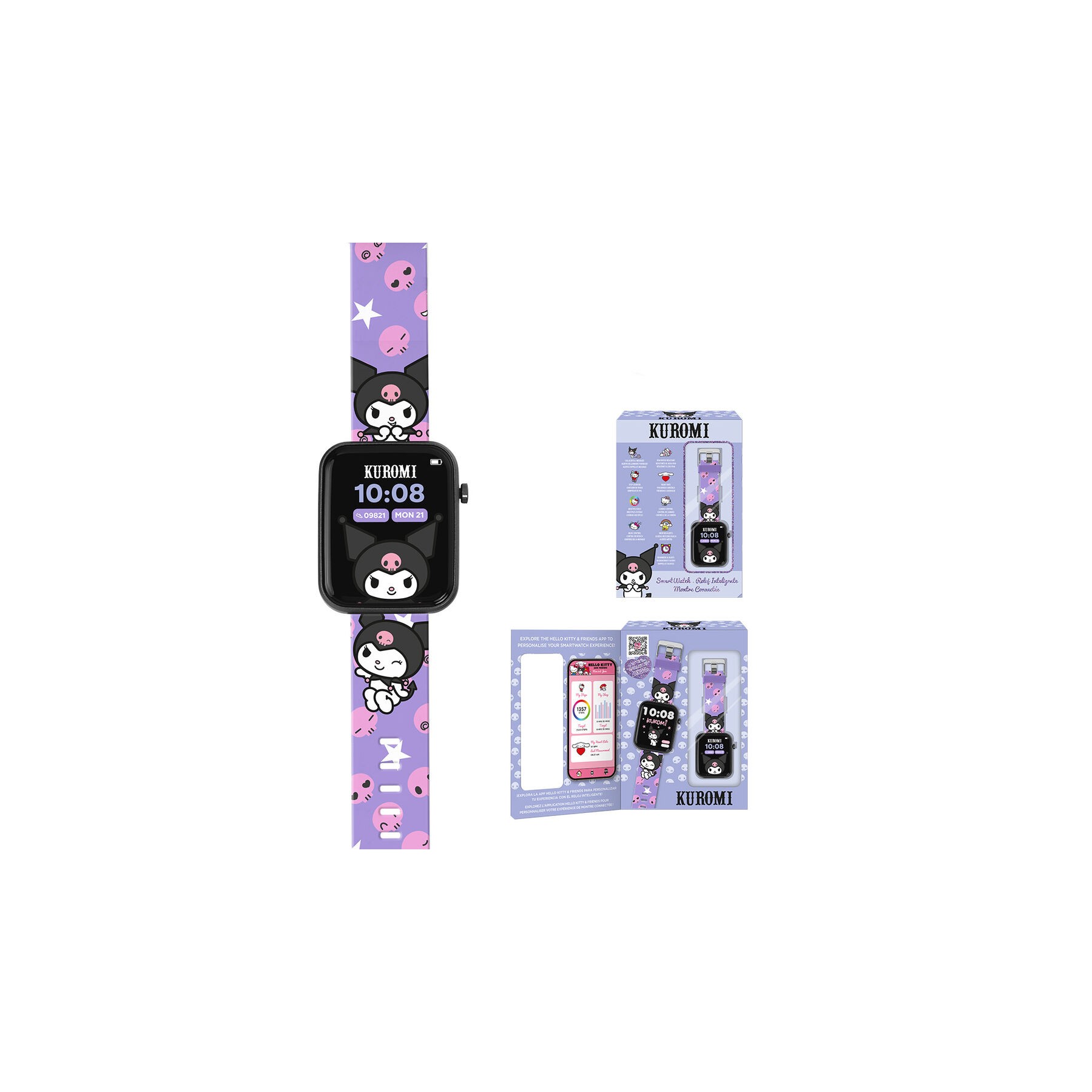 Reloj interactivo Kuromi Hello Kitty