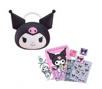 Maletin 3D papeleria Kuromi Hello Kitty