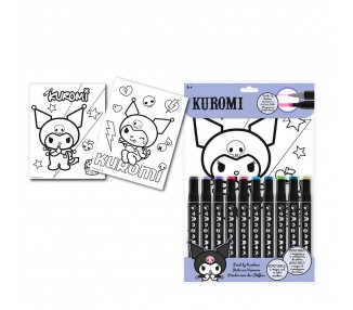 Pinta con numeros Kuromi Hello Kitty