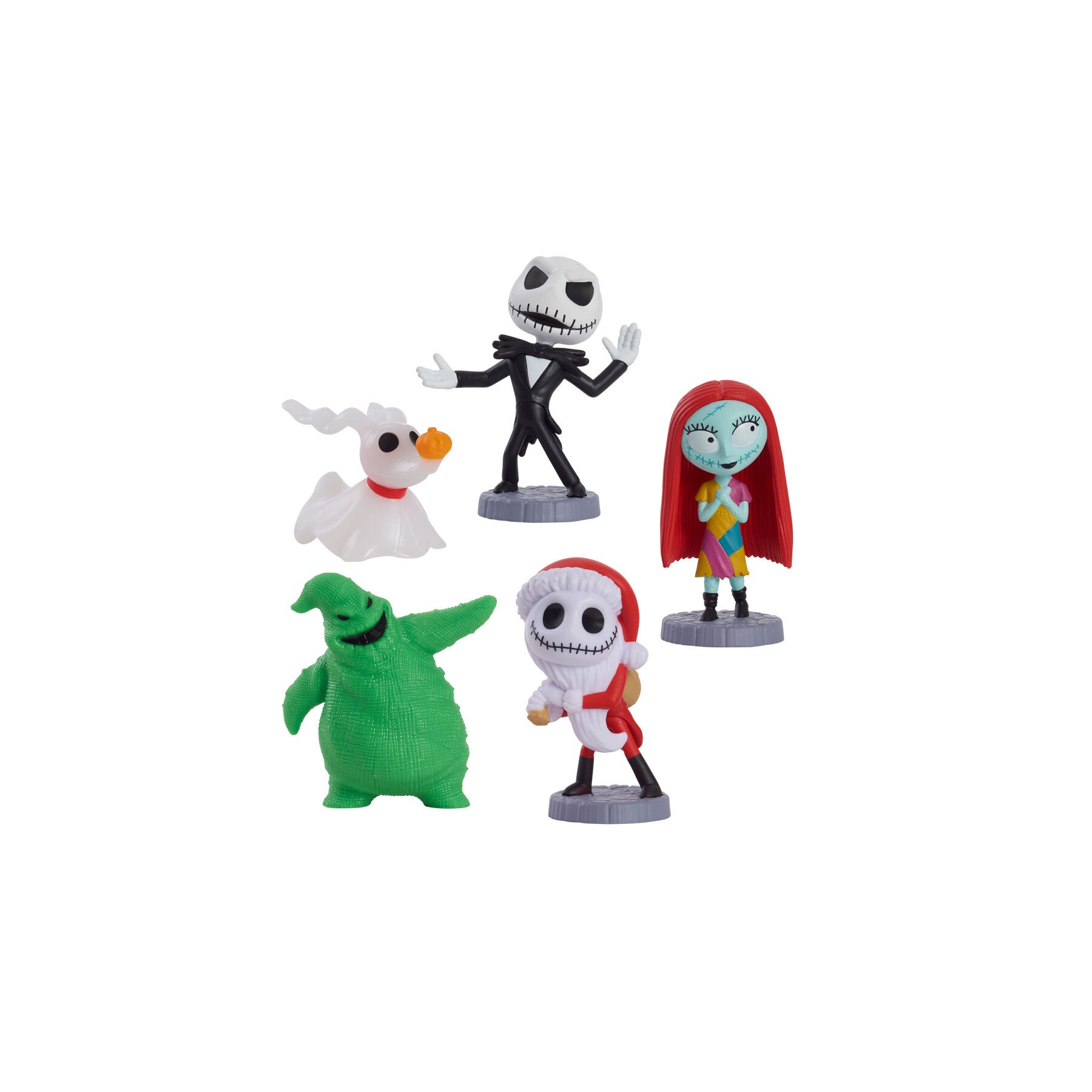 Blister 5 figuras Pesadilla Antes de Navidad Disney