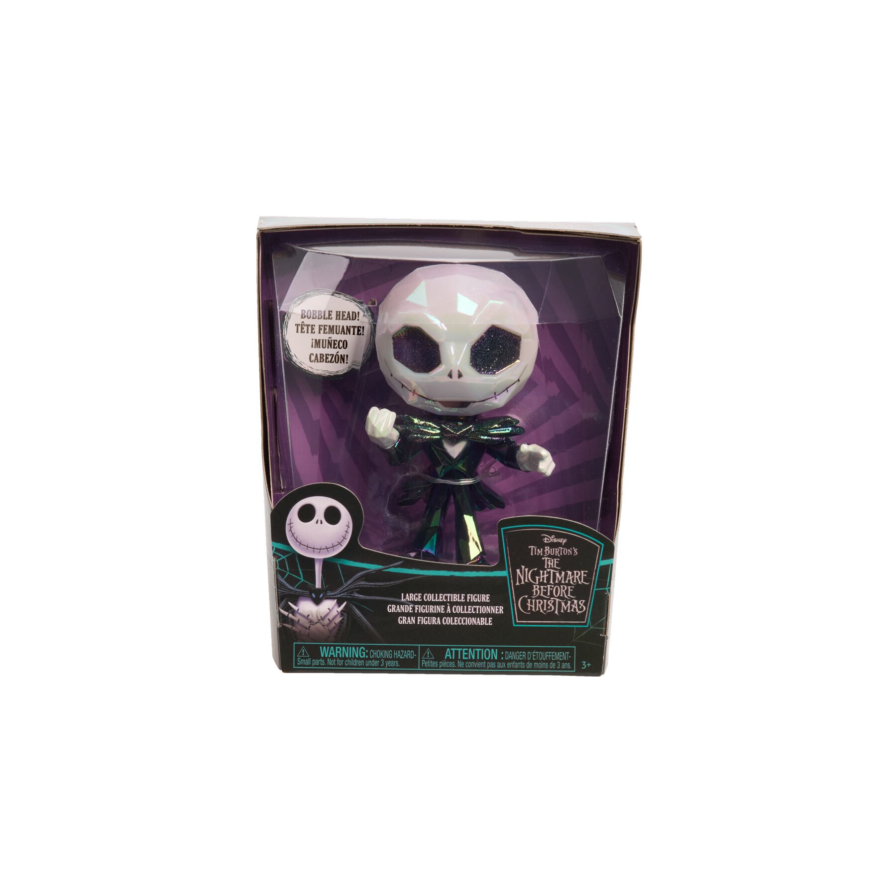 Figura Muñeco Cabezon Jakks Skelington Pesadilla Antes de Navidad Disney