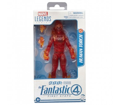 Figura Antorcha Humana Los 4 Fantasticos Marvel 15cm