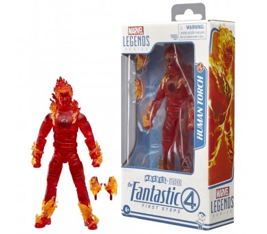 Figura Antorcha Humana Los 4 Fantasticos Marvel 15cm
