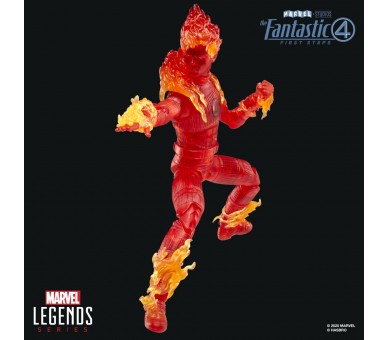 Figura Antorcha Humana Los 4 Fantasticos Marvel 15cm