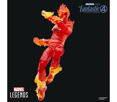 Figura Antorcha Humana Los 4 Fantasticos Marvel 15cm