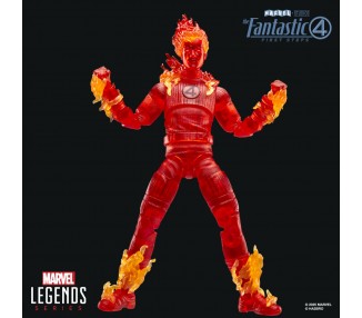 Figura Antorcha Humana Los 4 Fantasticos Marvel 15cm