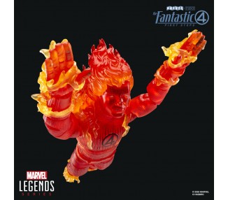 Figura Antorcha Humana Los 4 Fantasticos Marvel 15cm