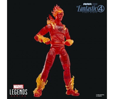 Figura Antorcha Humana Los 4 Fantasticos Marvel 15cm