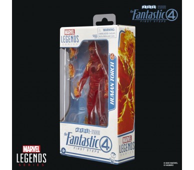 Figura Antorcha Humana Los 4 Fantasticos Marvel 15cm