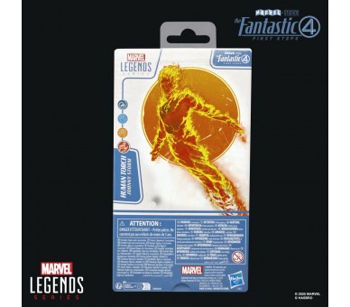 Figura Antorcha Humana Los 4 Fantasticos Marvel 15cm