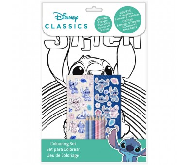Set Colorear Stitch Disney