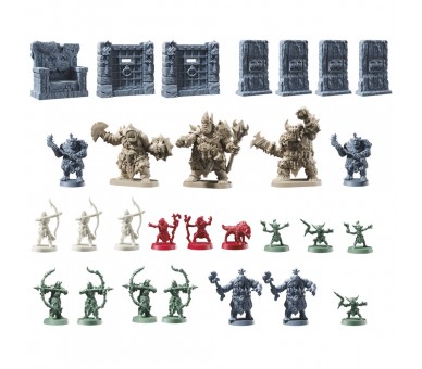 Expansion Juego de mesa Contra la Horda de Ogros Heroquest ingles