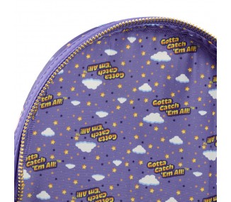 Mochila Sleeping Pikachu and Friends Pokemon Loungefly 26cm