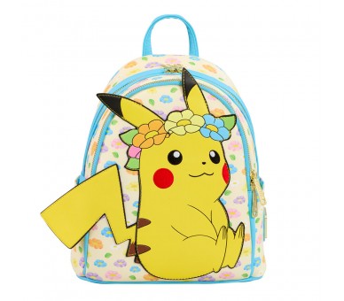Mochila Floral Pikachu Pokemon Loungefly
