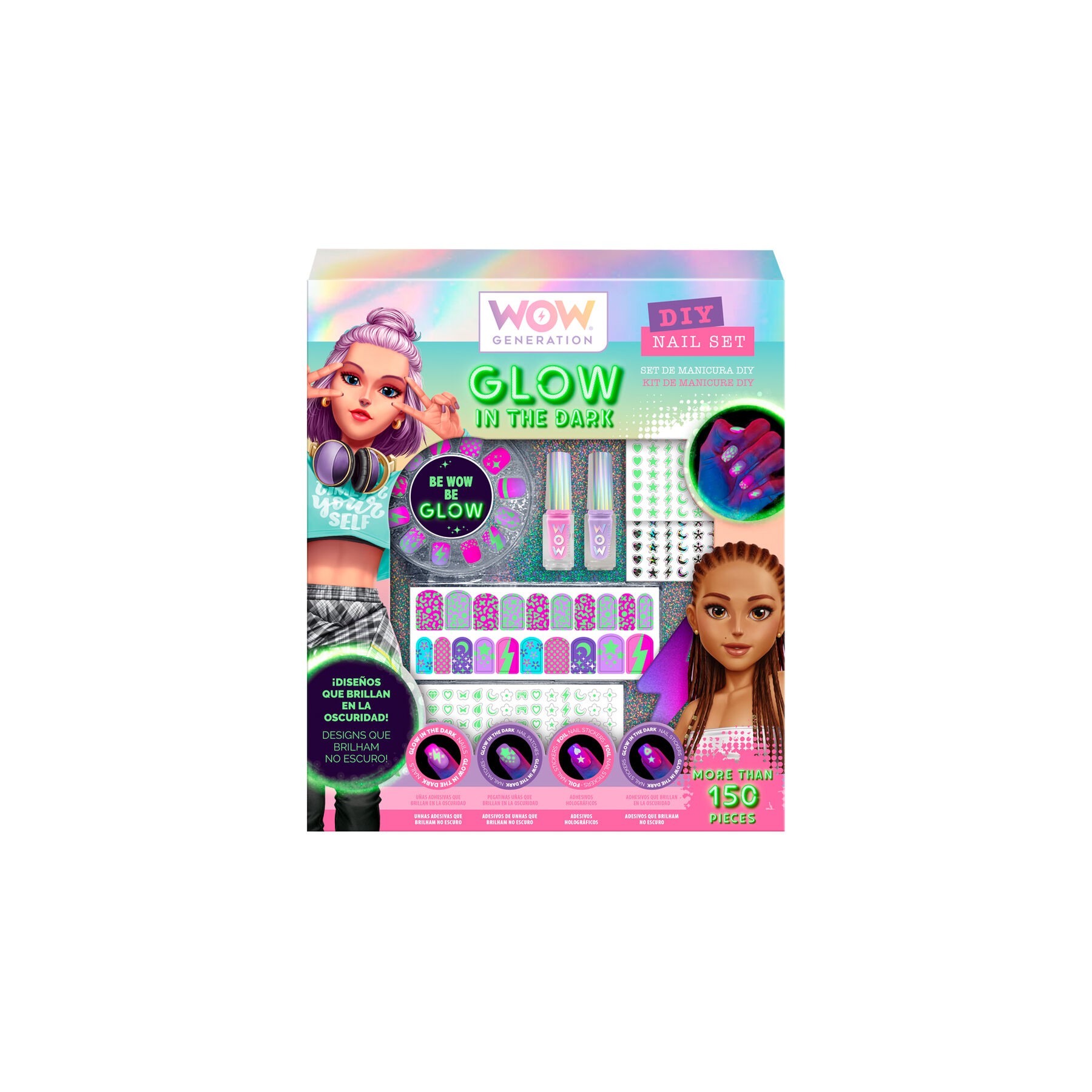 Set Manicura con Uñas perfumadas Wow Generation