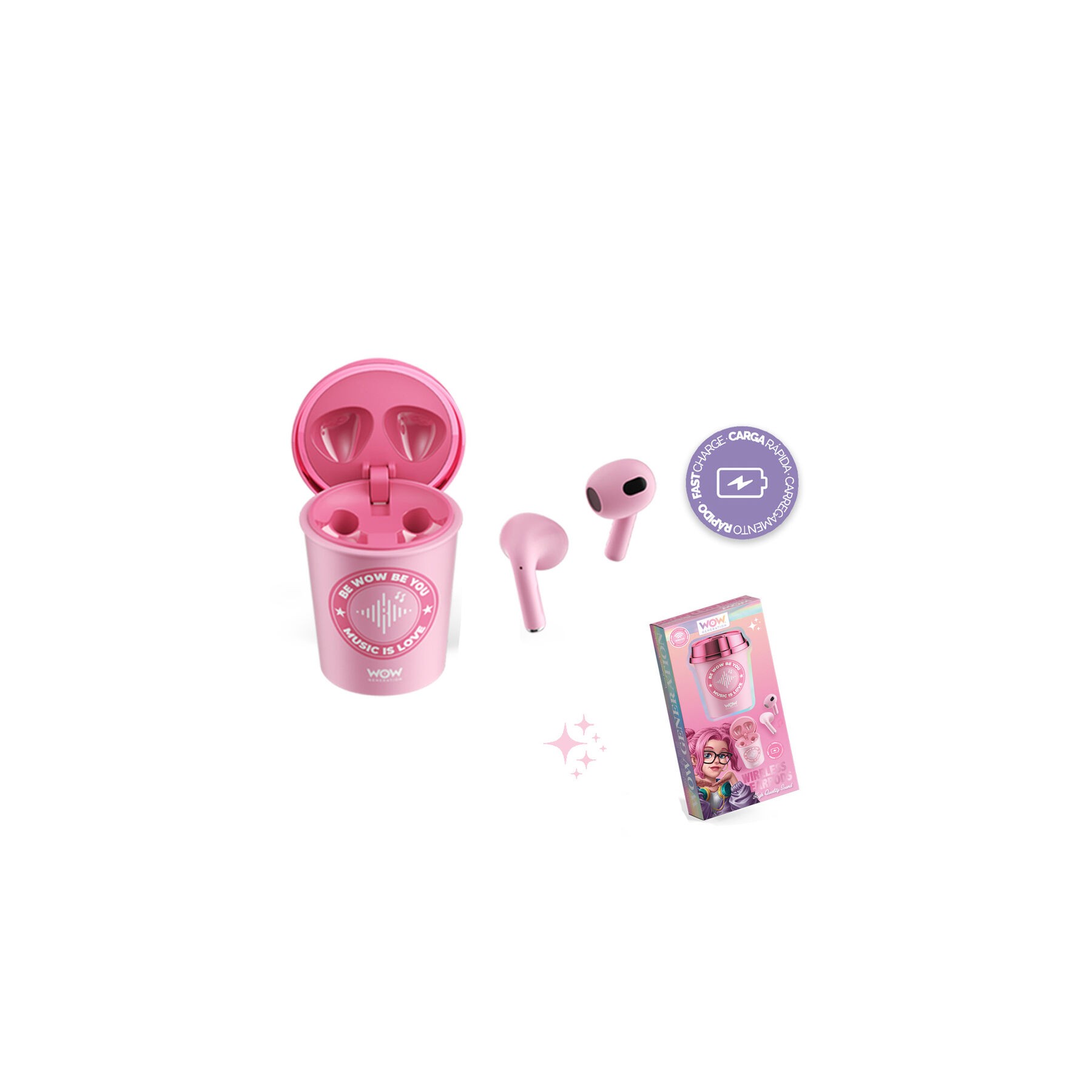 Auriculares inalambricos Vaso Wow Generation