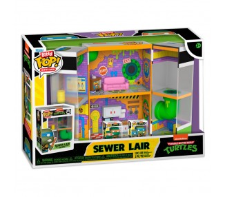 Figura Bitty POP Boxes Tortugas Ninja Sewer Lair