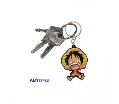 Llavero Pvc Abystyle Luffy Super Deformed
