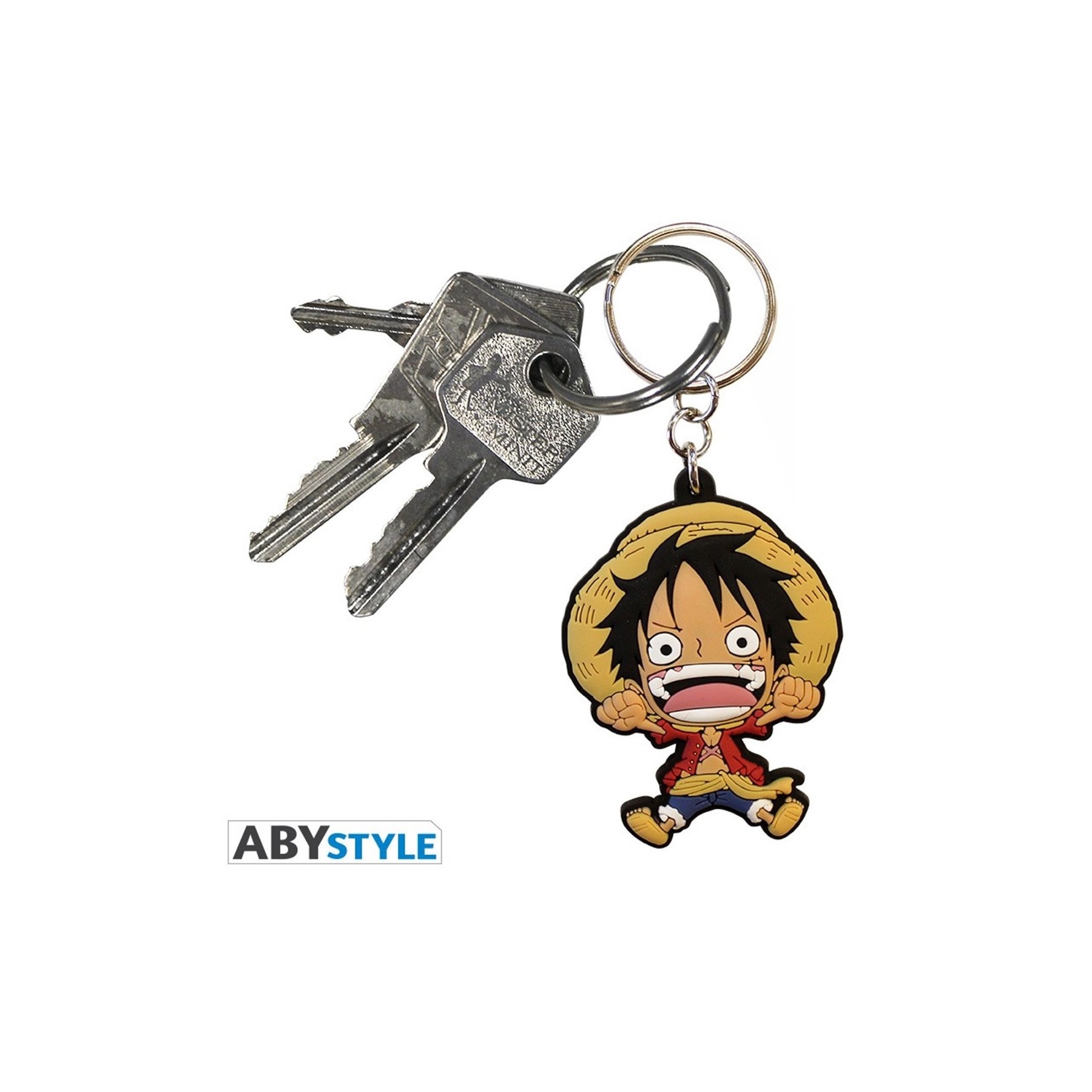 Llavero Pvc Abystyle Luffy Super Deformed