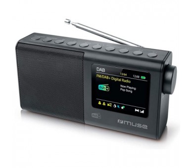 Muse M-117 Db Black / Radio Despertador Portátil