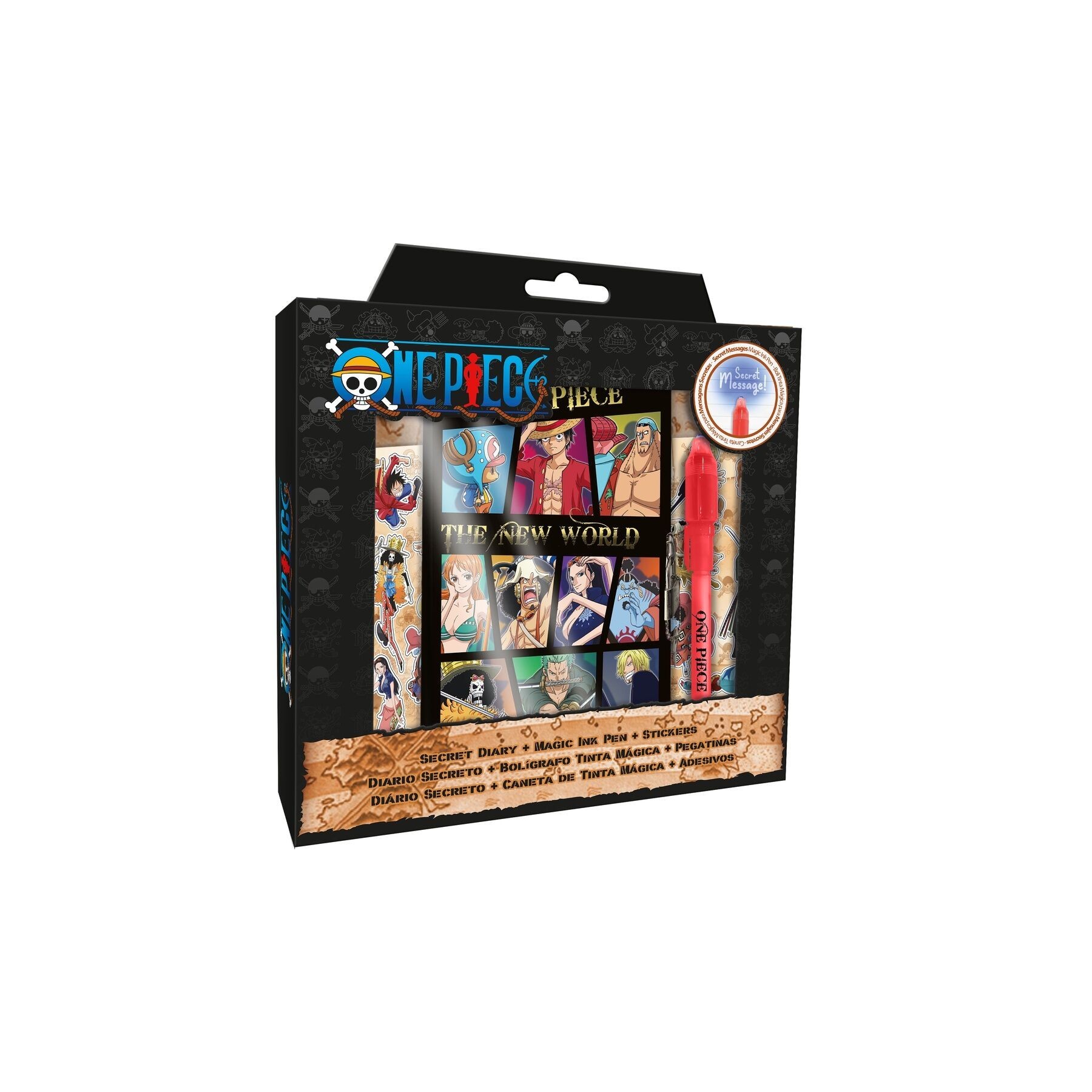 Diario + Boligrafo Magico One Piece