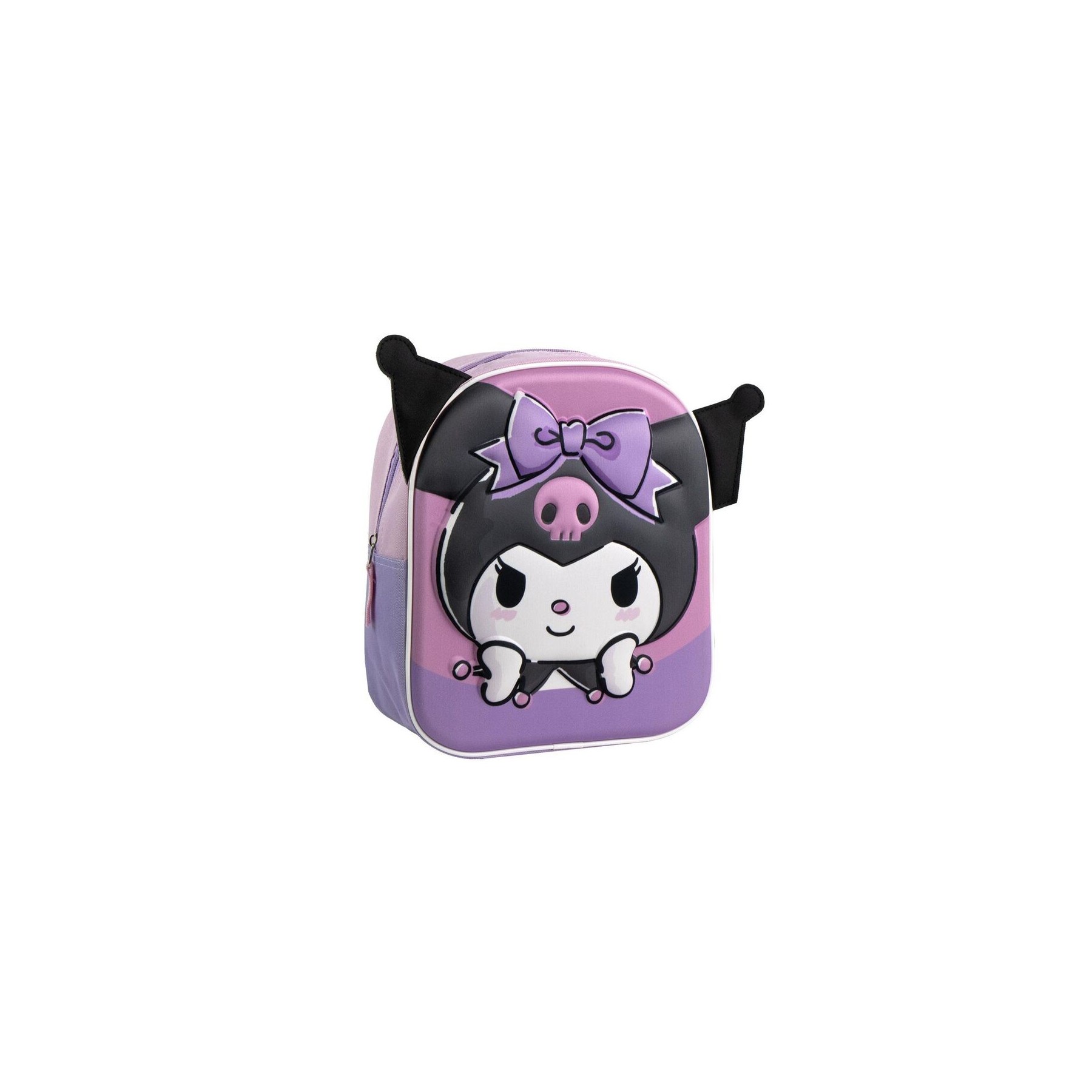 Mochila 3D Kuromi Hello Kitty 28Cm