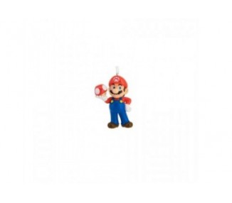 Figura Decorativa Súper Mario Con Seta Pvc 7 Cm