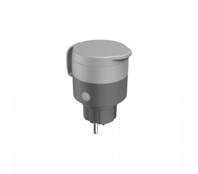 Enchufe Exterior Hama 10A 2300W Gris