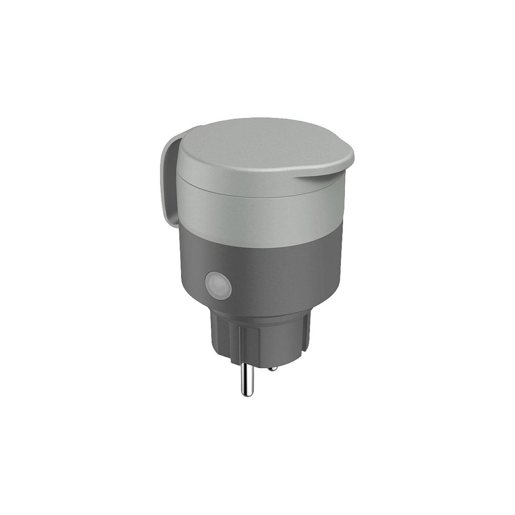 Enchufe Exterior Hama 10A 2300W Gris