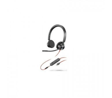 Auriculares Poly Estéreo Blackwire 3325 Con Certificación Mi
