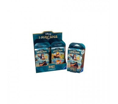 Juego De Cartas Disney Lorcana Tcg Azurite Sea Starter Deck