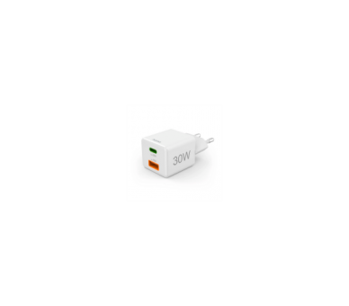 Cargador Pared Hama 30W 1 X Usb Tipo C 1 X Usb Tipo A Blanco