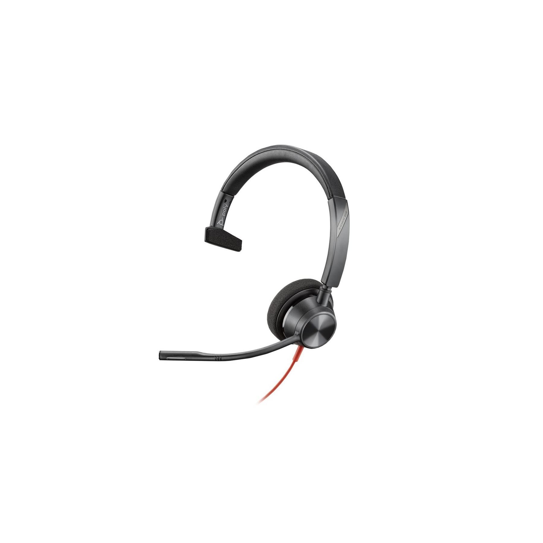 Auriculares Poly Monoaurales Blackwire 3310 Con Certificació