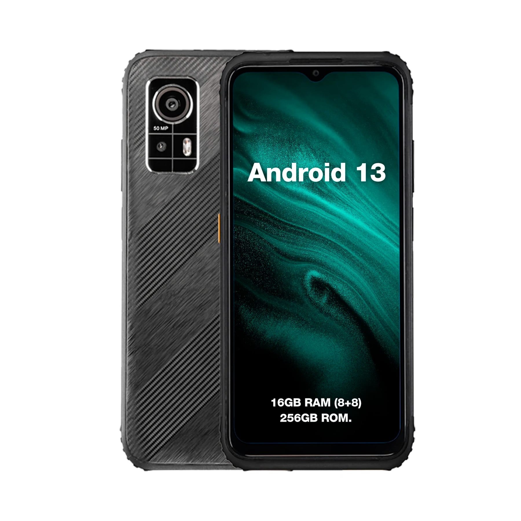 Agm H6 4G Grey / Rugerizado / 8+256Gb / 6.56" 90Hz Hd+