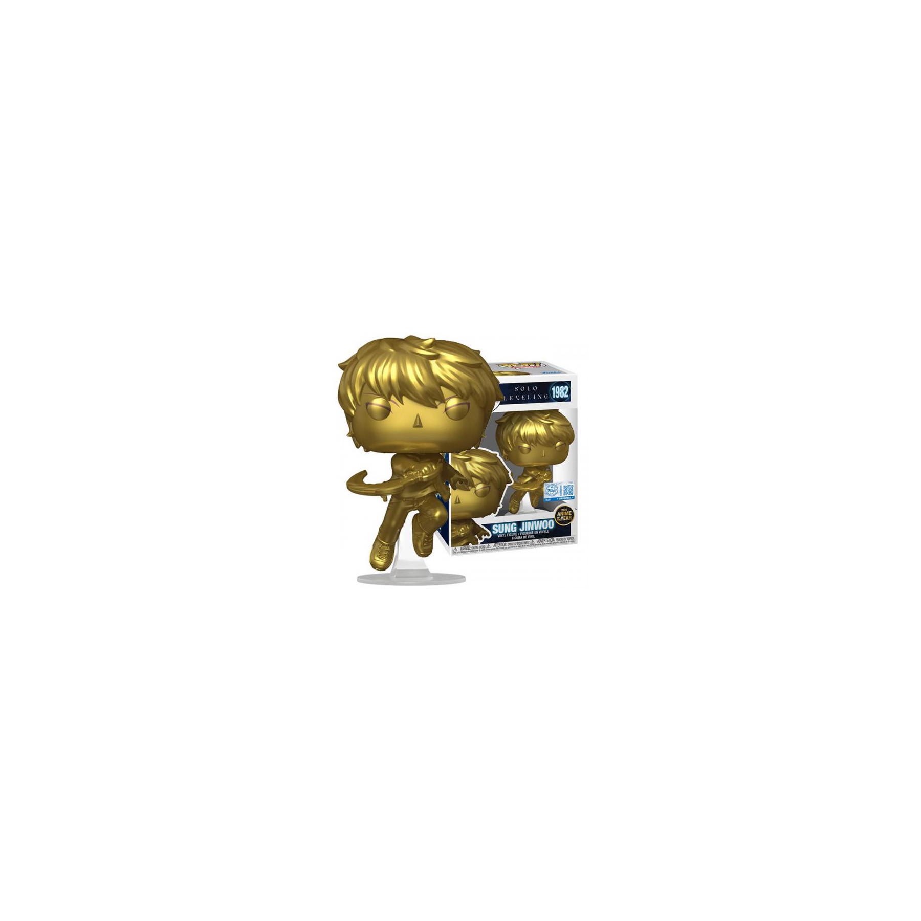 Funko POP! Solo Leveling: Sung Jinwoo (Gold) (1982) EXM