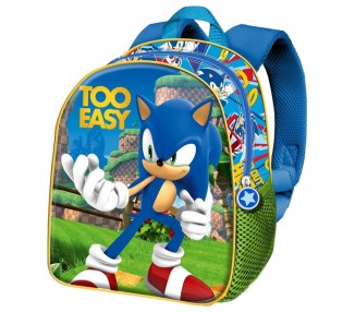 Mochila 3D Easy Sonic the Hedgehog 30cm