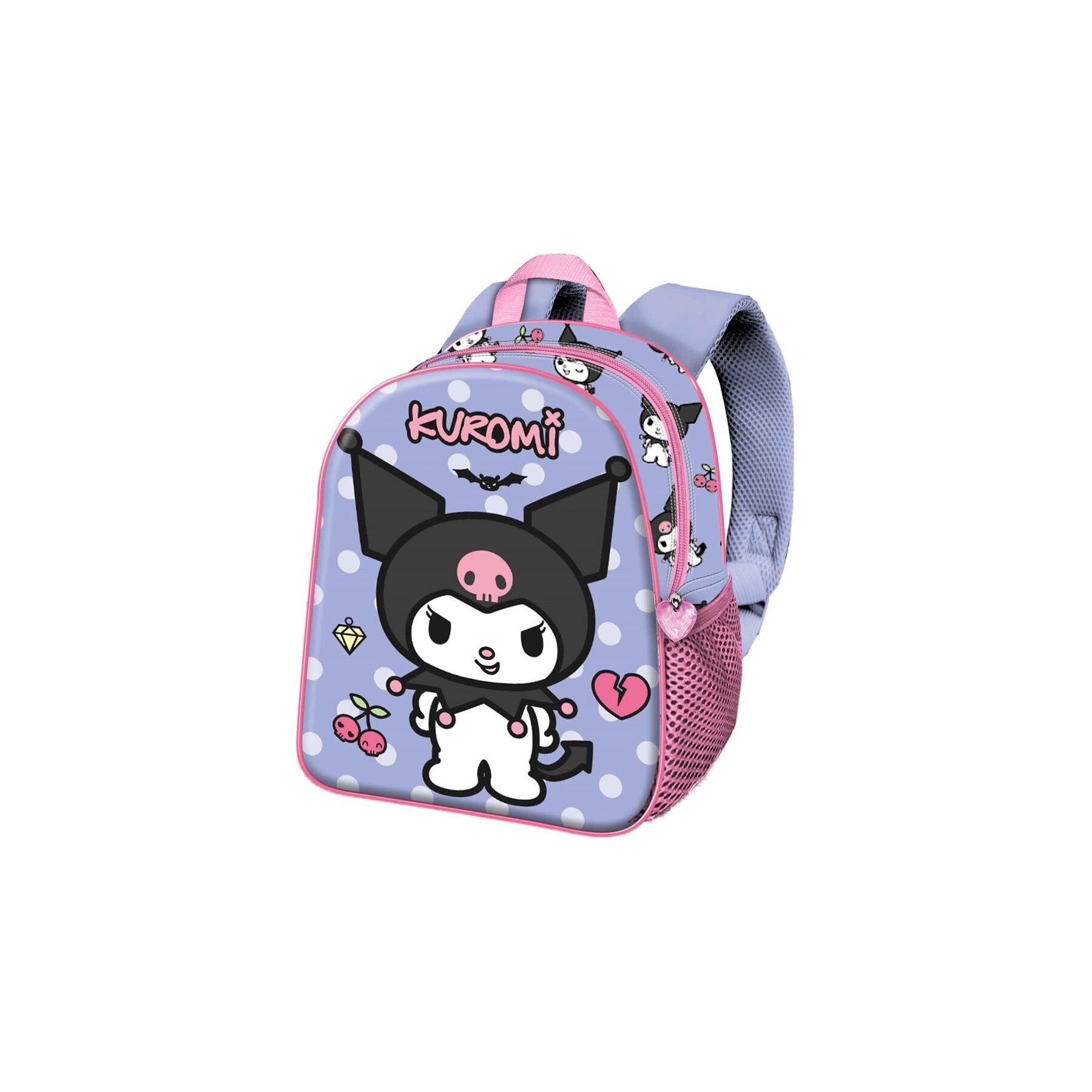 Mochila 3D Rebel Kuromi Hello Kitty and Friends 30cm