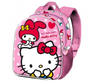 Mochila 3D Lovely Hello Kitty and Friends 30cm