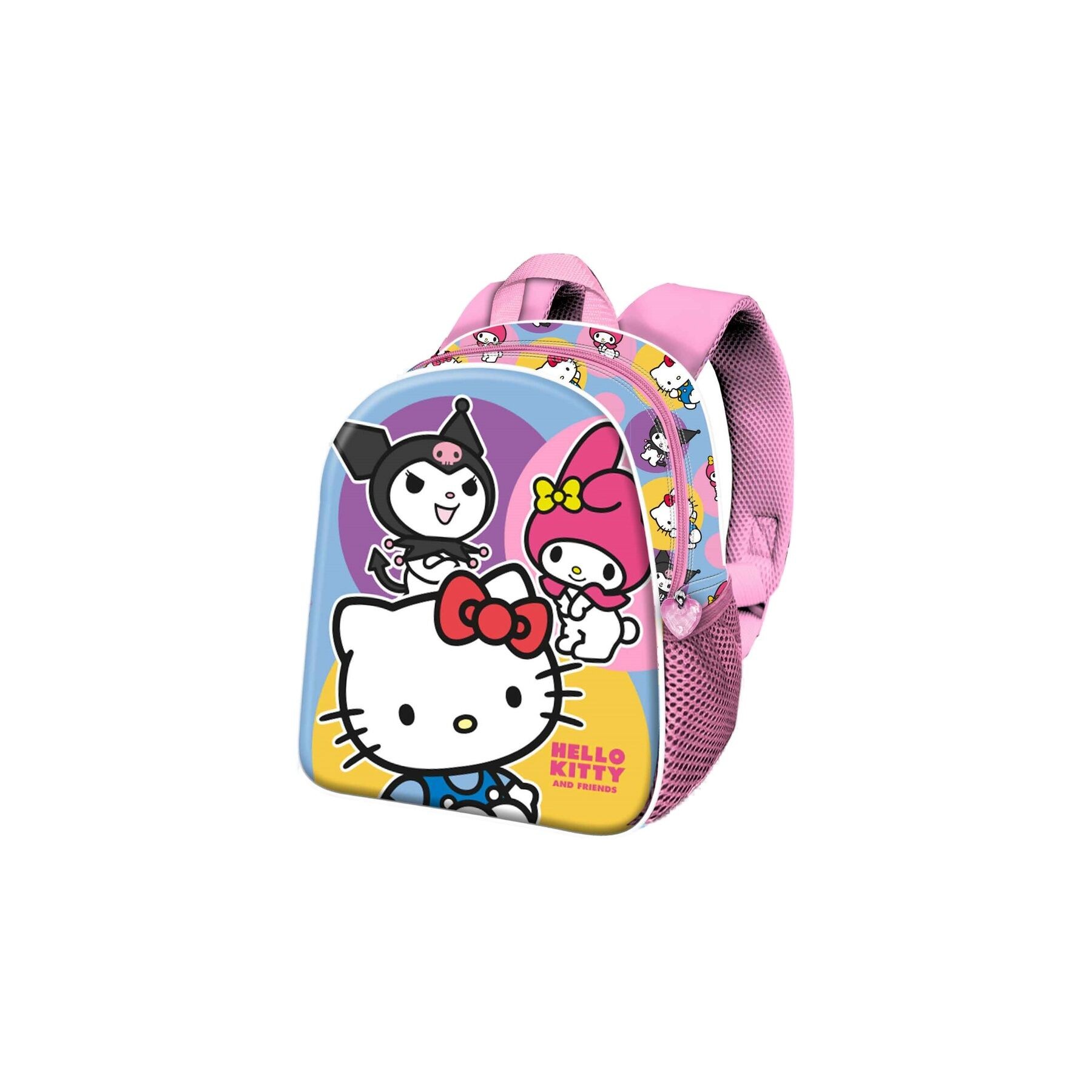 Mochila 3D Happy Hello Kitty and Friends 30cm