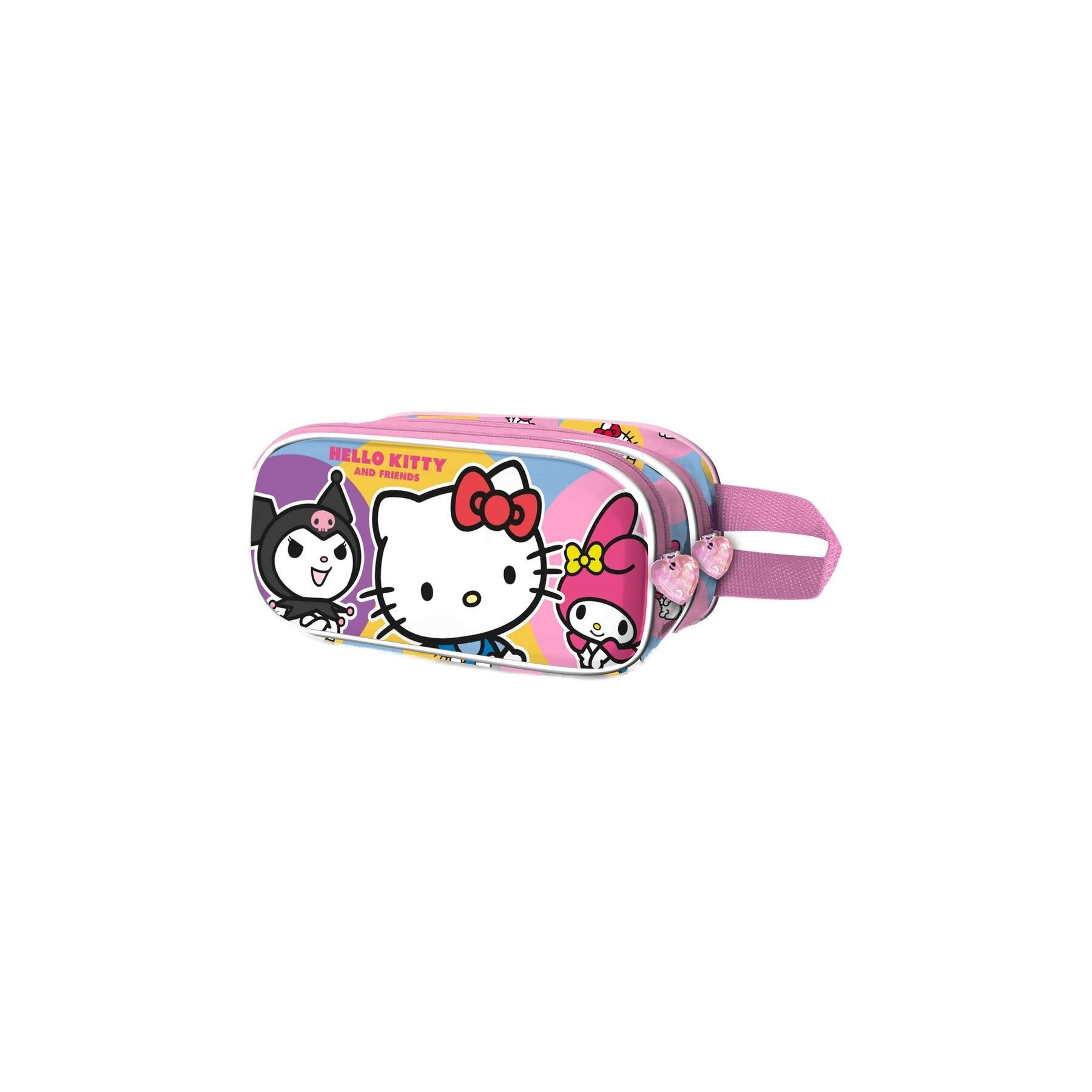Portatodo 3D Happy Hello Kitty and Friends doble